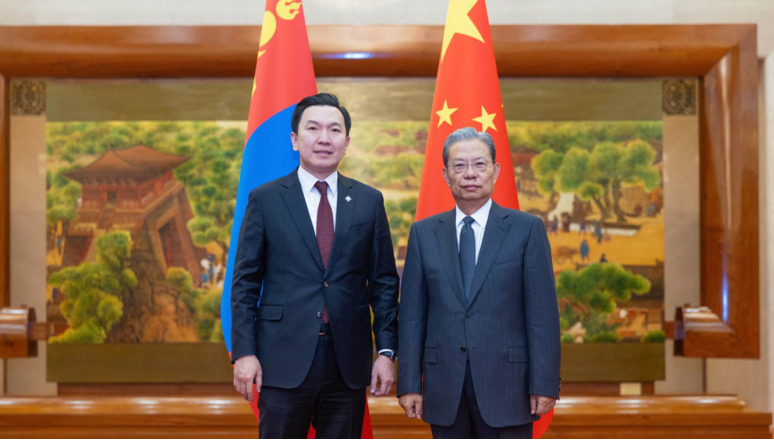 УИХ-ын дарга Н.Учрал ХКН-ын Төв хорооны Улс төрийн товчооны гишүүн Жао Лөжитэй уулзлаа